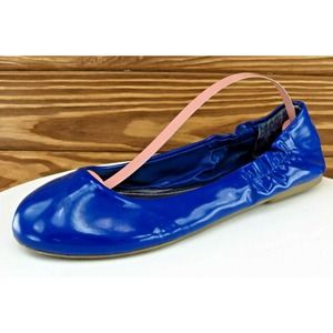 BCBGeneration Size 6 M Round Toe Blue Ballet‎ Flats Synthetic Women